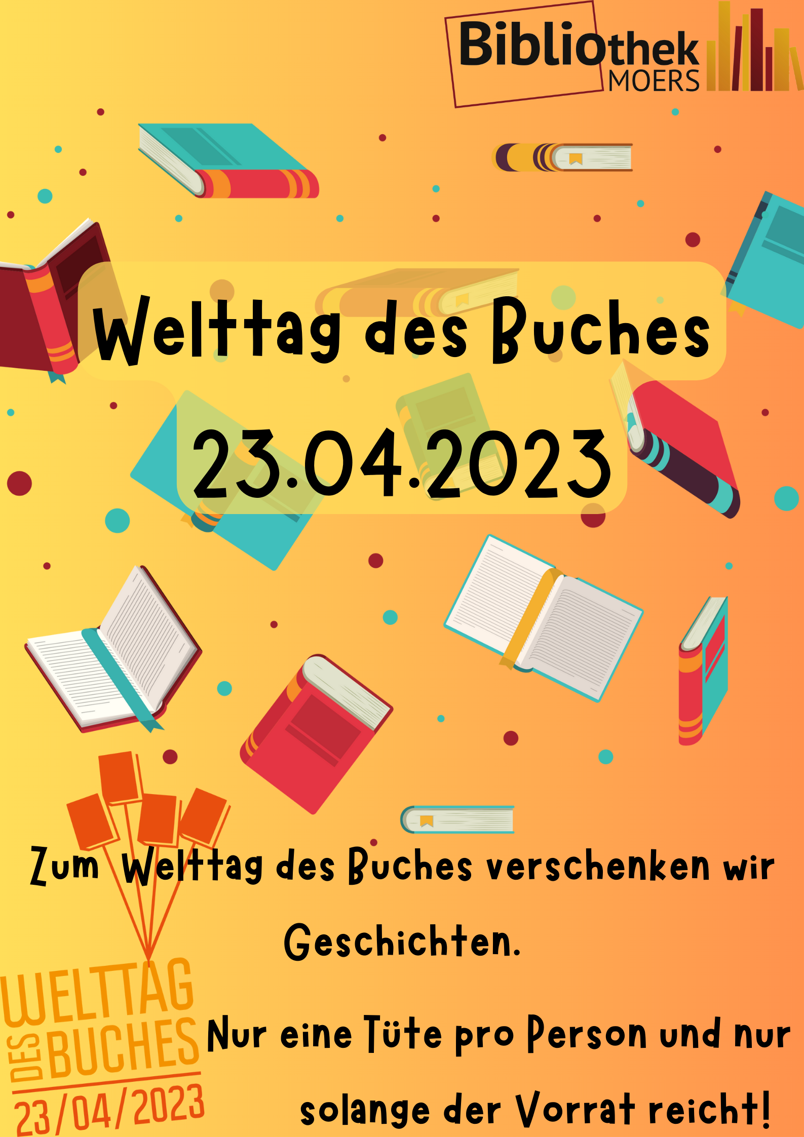 Bibliothek Verschenkt Zum Welttag Des Buches Geschichten Stadt Moers 7819